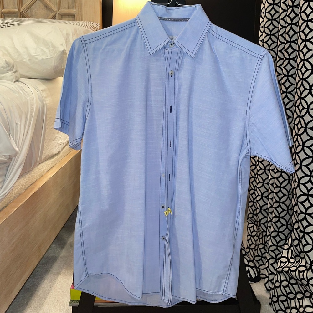 Mens small James Campbell short sleeve button down shirt